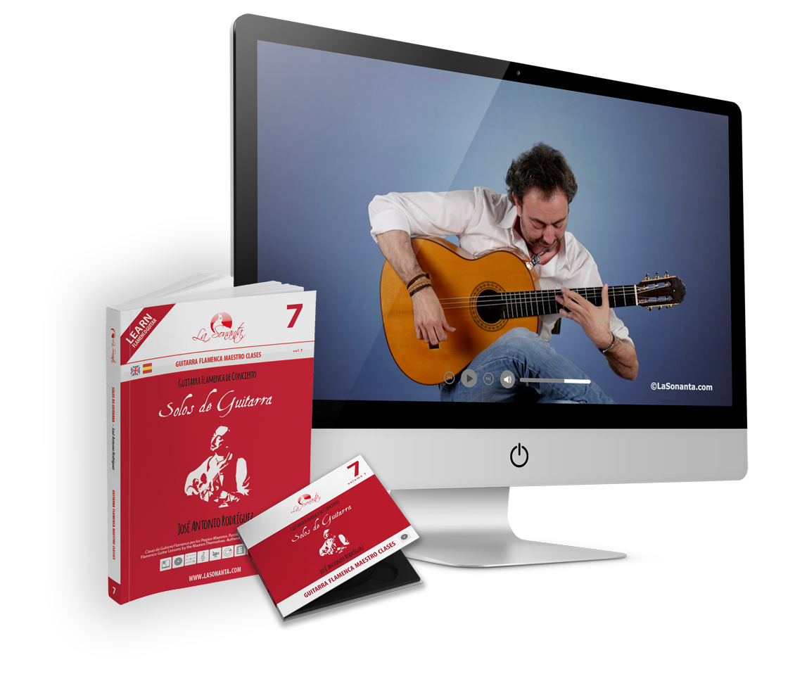Jose Antonio Rodriguez flamenco guitar master class book DVD Guitarra Flamenca de Concierto – Solos de Guitarra