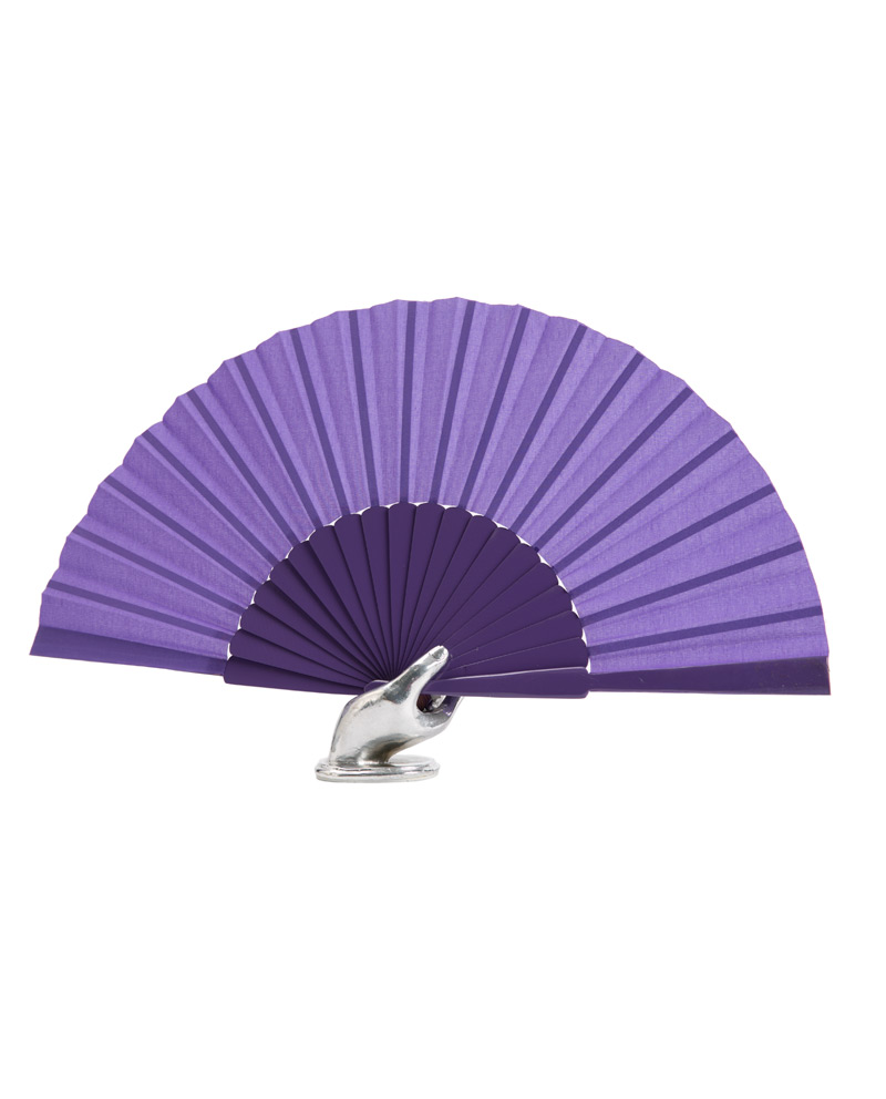 Flamenco dance fan purple 31cm.