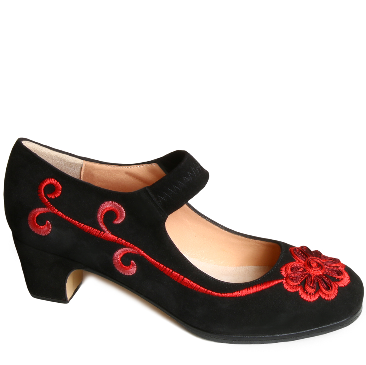 Flamenco dance Shoe Tablas Black 