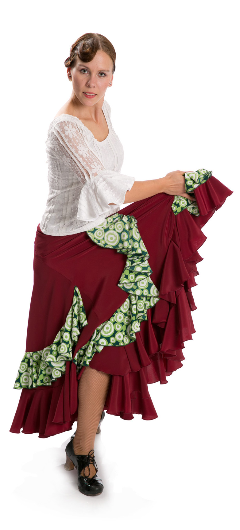 Happy Dance Flamenco Folklorico Practice Dancers Costumes Skirts Long Full  Circle Knit Flamenco Ballroom Latin Dance Skirt Costume Cheap From  Whitewed, $32.16 | DHgate.Com