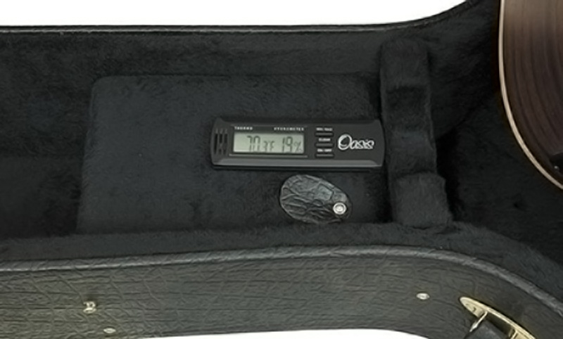 Where To Put Hygrometer In Guitar Case?