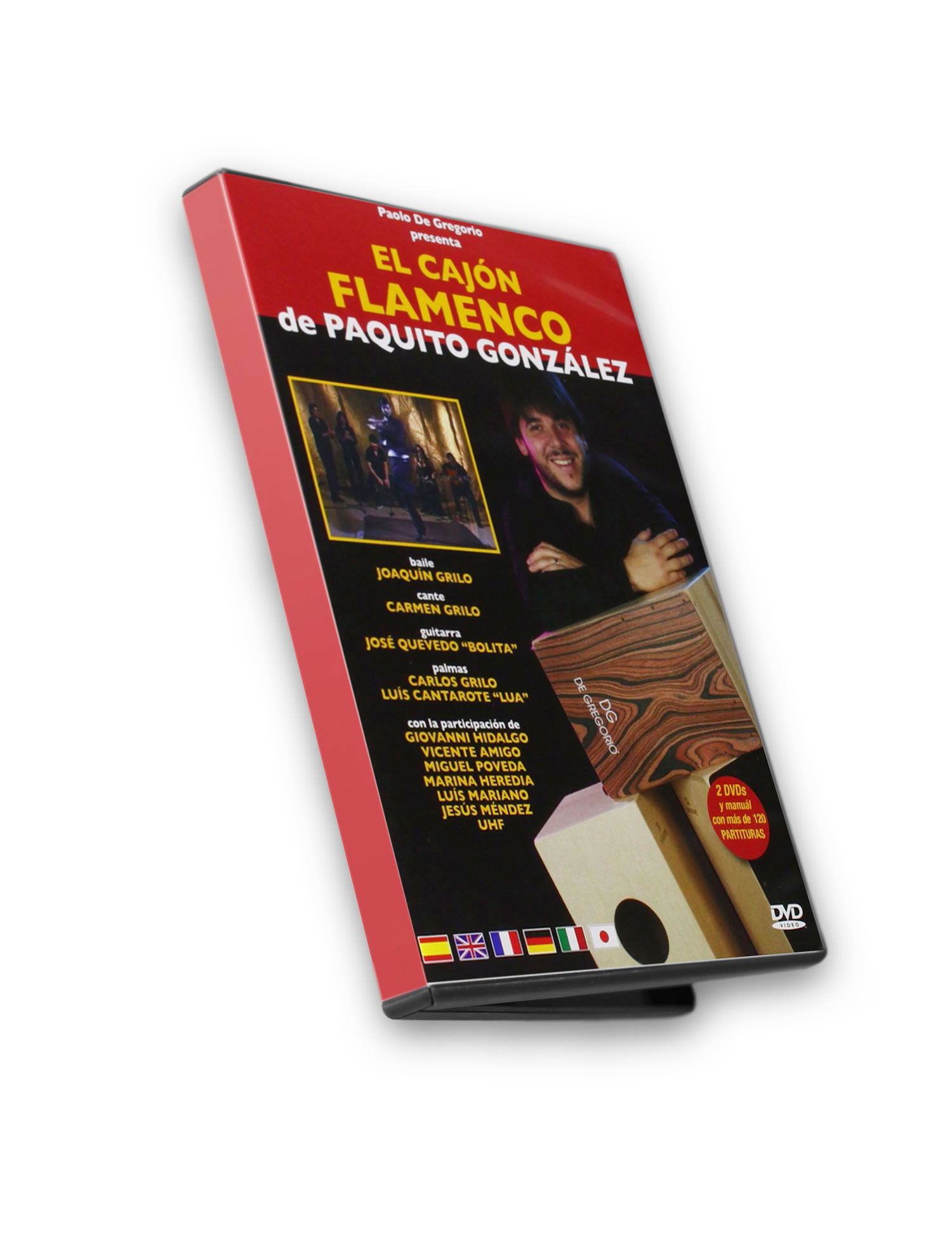 The flamenco cajon by Paquito Gonzalez (2 DVD)
