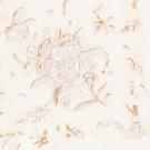 Ecru silk shawl 120cm x 120cm handmade embroideries
