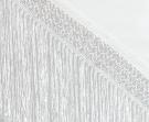 White silk shawl 120 x 120 with handmade embroideries