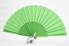 Flamenco dance fan light green