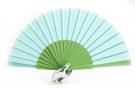 Flamenco dance fan turquoise