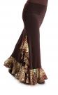 Flamenco Dance Skirt Azabache II Marrón-7344C6 size M