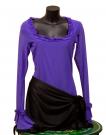 Flamenco top Senovilla lilac (size L)