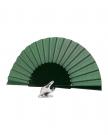 Spanish dance fan dark green 31cm