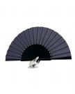 Flamenco dance fan dark blue