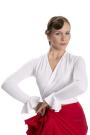 Flamenco dance top white