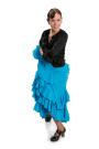 Flamenco Dance Skirt Triana FL Blue size S