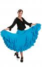 Flamenco Dance Skirt Triana FL Blue size S