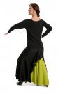 Flamenco Dance Skirt Lime Green