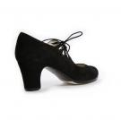 Flamenco dance Shoe Cordado Calado Suède Black