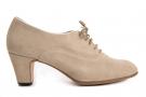 Flamenco dance Shoe Suède Brown
