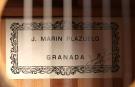 Jose Marin Plazuelo flamenco guitar blanca 2011 No 690