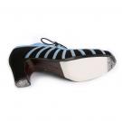 Flamenco dance Shoe Primor Suède Black/Blue
