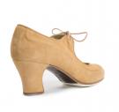 Flamenco dance Shoe Angelito Suède Beige