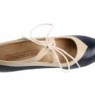 Flamenco dance Shoe Candor Blue/Beige
