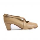 Flamenco dance Shoe Cruzado II Beige