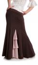Flamenco Dance Skirt Azabache VII Brown/Pink