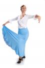 Flamenco Dance Skirt La Tate Blue size M