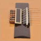Guitar string tie brown amber color
