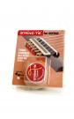 Guitar string tie brown amber color