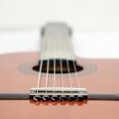 Guitar string tie ebony color