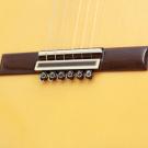 Guitar string tie ebony color
