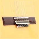 Guitar string tie ebony color