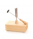 Tuning fork on wooden resonance case