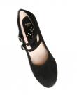 Flamenco shoe Gala black suede
