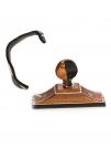 Capo mahogany wood and bone layers