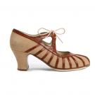 Flamenco Dance Shoe Primor Beige/Snake