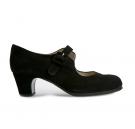Flamenco dance Shoe Tablas Suède Black