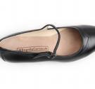 Flamenco dance Shoe Salón Correa black leather