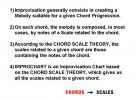 Music improvisation cards