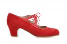Flamenco dance Shoe Candor Suède Red Ba