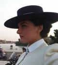 Spanish hat black medium size M 58