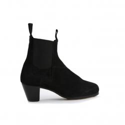 Flamenco dance Shoe Boto II Normal Black Suède