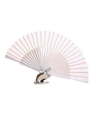 Flamenco dance fan white 27cm.