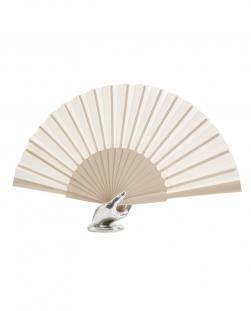 Flamenco dance fan ecru 31cm