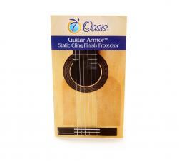 Precut static tap plate for flamenco guitar transparent, removable