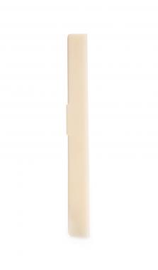 Guitar bridge bone saddle, preshaped with G string compensation