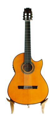 Exclusive Francisco Broseta flamenco guitar Florentine cutaway