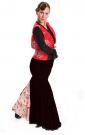 Flamenco Dance Skirt Azabache VII Black size XL