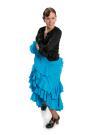 Flamenco Dance Skirt Triana FL Blue size S