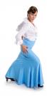 Flamenco Dance Skirt La Tate Blue size M